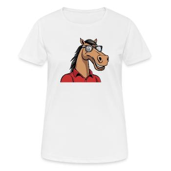 Twent-Tees Logo! - Women's Breathable T-Shirt - white - Front - AI Model Female 172 dark (172cm)