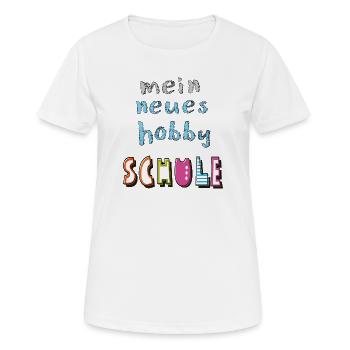 School School Child - Women's Breathable T-Shirt - white - Front - AI Model Female 172 dark (172cm)