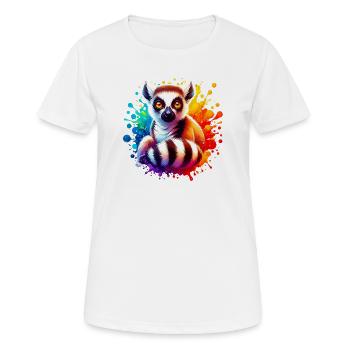 Lemur - Women's Breathable T-Shirt - white - Front - AI Model Female 172 dark (172cm)