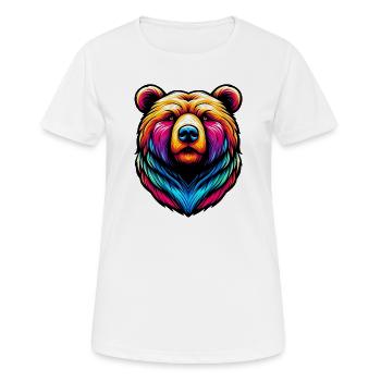 Bear - Women's Breathable T-Shirt - white - Front - AI Model Female 172 dark (172cm)