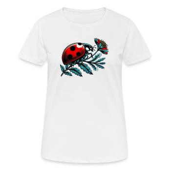 Coccinelle - T-shirt respirant Femme - blanc - Devant - AI Model Female 172 dark (172cm)