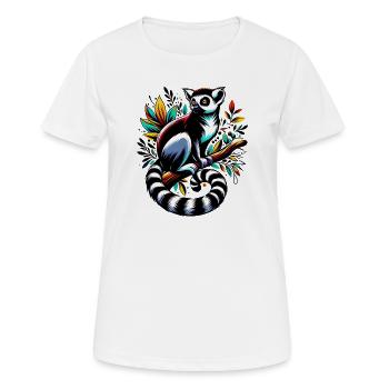 Maki - T-shirt respirant Femme - blanc - Devant - AI Model Female 172 dark (172cm)