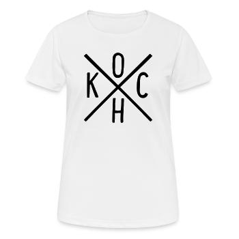 Cuire - T-shirt respirant Femme - blanc - Devant - AI Model Female 172 dark (172cm)