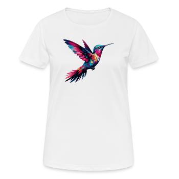 Colibri - T-shirt respirant Femme - blanc - Devant - AI Model Female 172 dark (172cm)