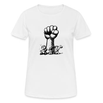 Children the power - Women's Breathable T-Shirt - white - Front - AI Model Female 172 dark (172cm)