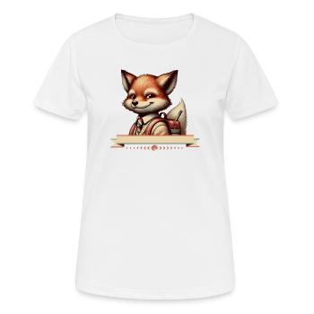 Starting school in style: Fuchs for school beginners - Women's Breathable T-Shirt - white - Front - AI Model Female 172 dark (172cm)
