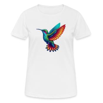 Colibri - T-shirt respirant Femme - blanc - Devant - AI Model Female 172 dark (172cm)