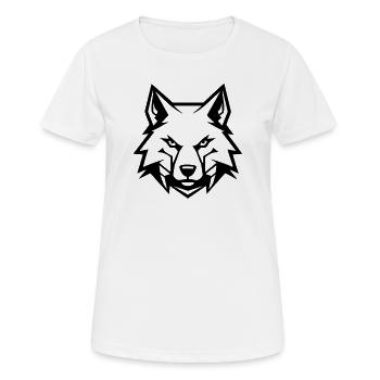 Mauvais loup - T-shirt respirant Femme - blanc - Devant - AI Model Female 172 dark (172cm)