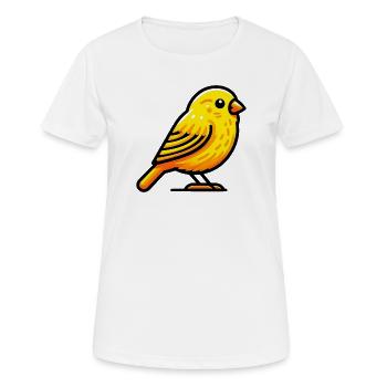 Canari - T-shirt respirant Femme - blanc - Devant - AI Model Female 172 dark (172cm)