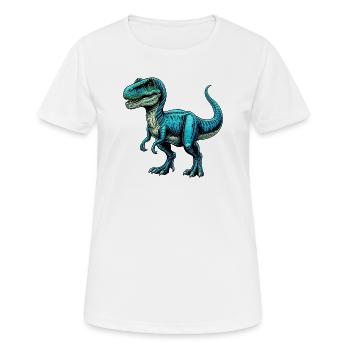 Dinosaur - Women's Breathable T-Shirt - white - Front - AI Model Female 172 dark (172cm)
