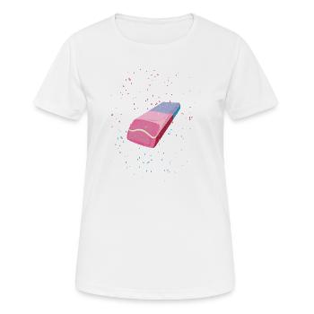 Eraser | Eraser - Women's Breathable T-Shirt - white - Front - AI Model Female 172 dark (172cm)