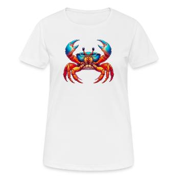 Crabe - T-shirt respirant Femme - blanc - Devant - AI Model Female 172 dark (172cm)