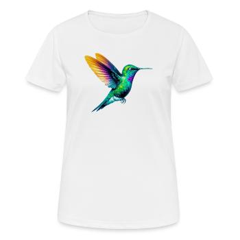 Colibri - T-shirt respirant Femme - blanc - Devant - AI Model Female 172 dark (172cm)