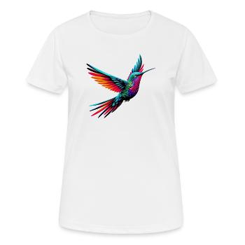Colibri - T-shirt respirant Femme - blanc - Devant - AI Model Female 172 dark (172cm)