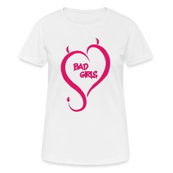 Bad Girls - Women's Breathable T-Shirt - white - Front - AI Model Female 172 dark (172cm)