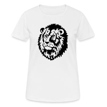 Loewe Big Cat - Women's Breathable T-Shirt - white - Front - AI Model Female 172 dark (172cm)