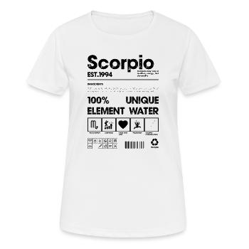 Skorpion 1994 - Frauen T-Shirt atmungsaktiv - Weiß - Vorne - AI Model Female 172 dark (172cm)