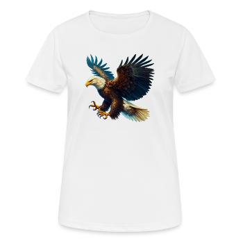 Eagle - Women's Breathable T-Shirt - white - Front - AI Model Female 172 dark (172cm)