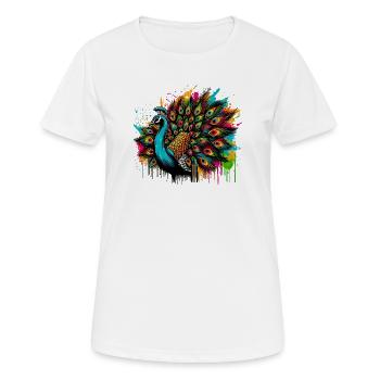 Paon - T-shirt respirant Femme - blanc - Devant - AI Model Female 172 dark (172cm)