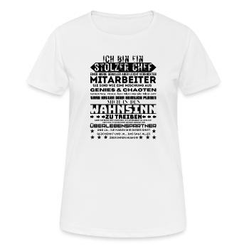 Stolzer Chef Von Verdammt Tollen Mitarbeitern - Frauen T-Shirt atmungsaktiv - Weiß - Vorne - AI Model Female 172 dark (172cm)
