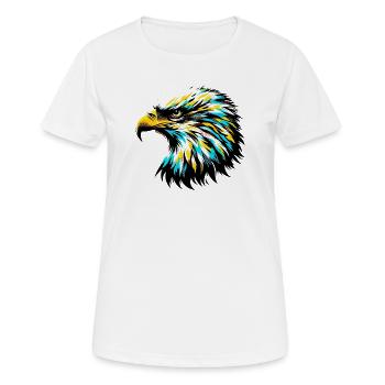 Eagle - Women's Breathable T-Shirt - white - Front - AI Model Female 172 dark (172cm)