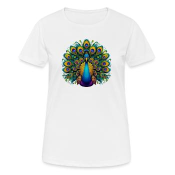 Paon - T-shirt respirant Femme - blanc - Devant - AI Model Female 172 dark (172cm)
