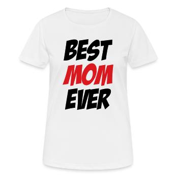 Beste Mama - Muttertag - Frauen T-Shirt atmungsaktiv - Weiß - Vorne - AI Model Female 172 dark (172cm)