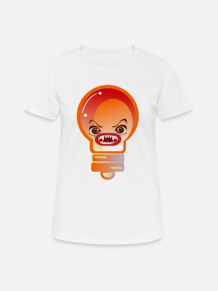 HALLOWEEN KOSTÜME HANDWERKER GLÜHBIRNE - Frauen T-Shirt atmungsaktiv - Weiß