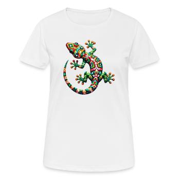 Gecko - Women's Breathable T-Shirt - white - Front - AI Model Female 172 dark (172cm)
