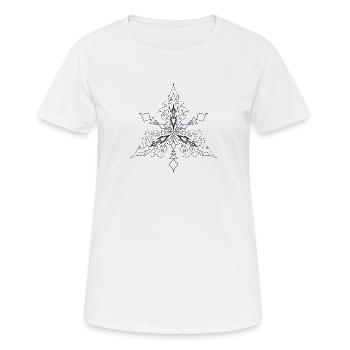 Graphique - T-shirt respirant Femme - blanc - Devant - AI Model Female 172 dark (172cm)