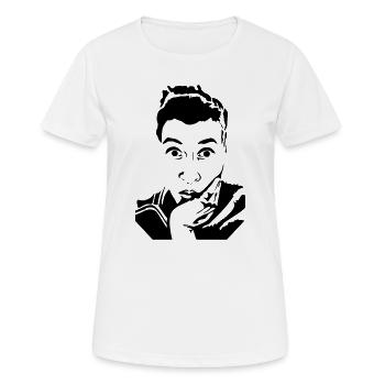 Glamour Rebelle Vol.3 - T-shirt respirant Femme - blanc - Devant - AI Model Female 172 dark (172cm)