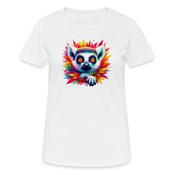 Lemur - Women's Breathable T-Shirt - white - Front - AI Model Female 172 dark (172cm)