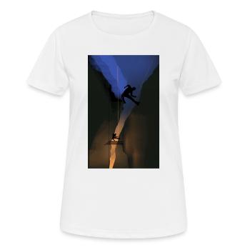 Height and depth: A captivating silhouette - Women's Breathable T-Shirt - white - Front - AI Model Female 172 dark (172cm)