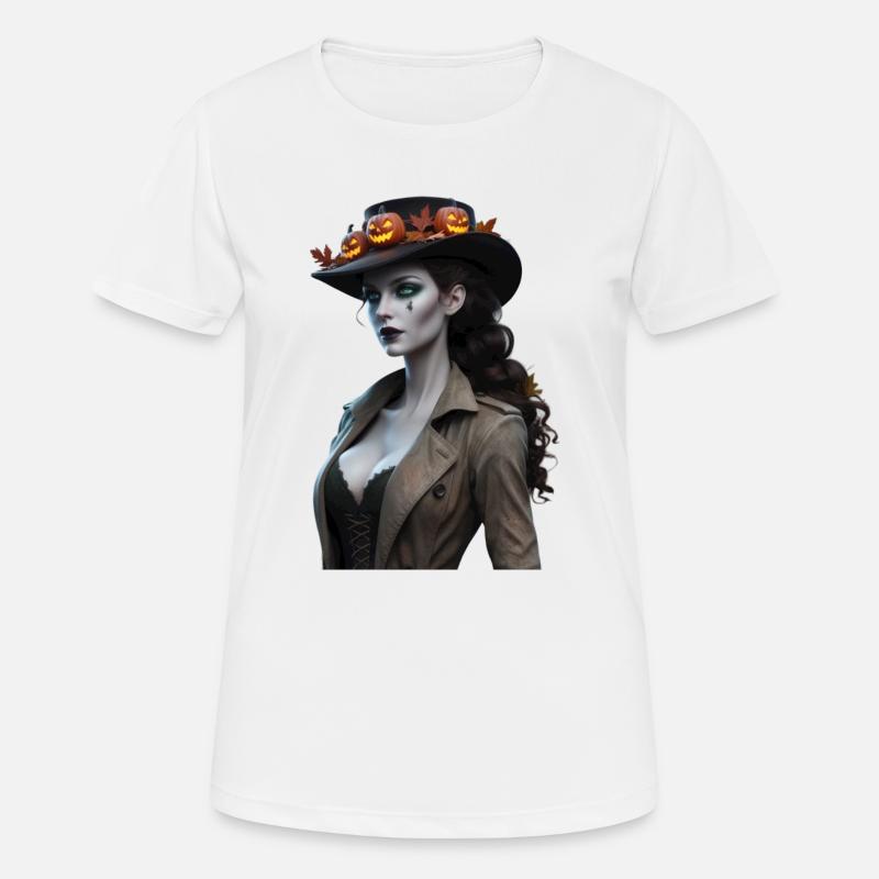 Halloween Witch - The Deer Stalker - Women's Breathable T-Shirt - white