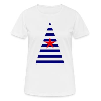 HAPPY NEW YEAR. NEW YEAR'S EVE. NEW YEAR - Women's Breathable T-Shirt - white - Front - AI Model Female 172 dark (172cm)