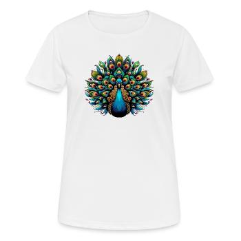 Paon - T-shirt respirant Femme - blanc - Devant - AI Model Female 172 dark (172cm)