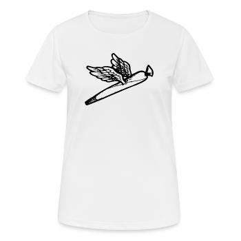 We fly so High - Women's Breathable T-Shirt - white - Front - AI Model Female 172 dark (172cm)