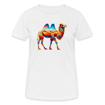 Camel - Women's Breathable T-Shirt - white - Front - AI Model Female 172 dark (172cm)