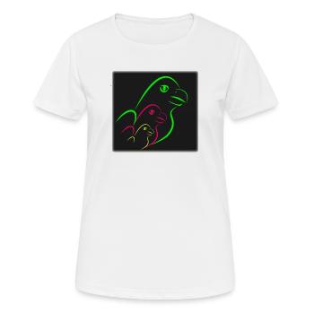 anniversaire. anniversaire décennie. humour. drôle - T-shirt respirant Femme - blanc - Devant - AI Model Female 172 dark (172cm)