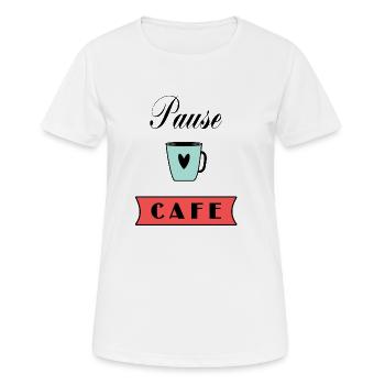 anniversaire. anniversaire décennie. humour. drôle - T-shirt respirant Femme - blanc - Devant - AI Model Female 172 dark (172cm)