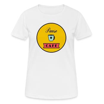 anniversaire. anniversaire décennie. humour. drôle - T-shirt respirant Femme - blanc - Devant - AI Model Female 172 dark (172cm)