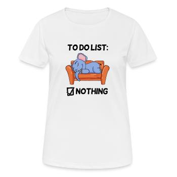 Funny Saying, Funny Sayings - Women's Breathable T-Shirt - white - Front - AI Model Female 172 dark (172cm)