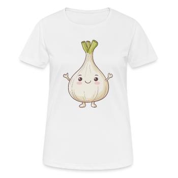 Ail - T-shirt respirant Femme - blanc - Devant - AI Model Female 172 dark (172cm)