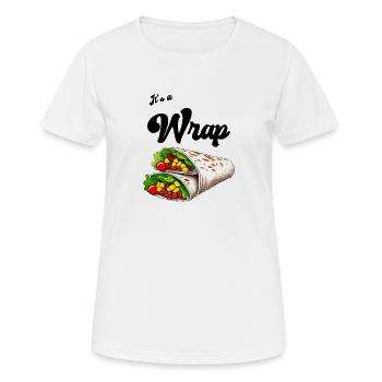 C’est terminé - T-shirt respirant Femme - blanc - Devant - AI Model Female 172 dark (172cm)