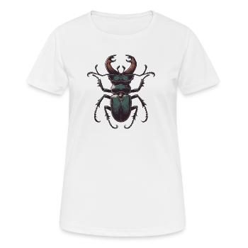 Cerf-volant - T-shirt respirant Femme - blanc - Devant - AI Model Female 172 dark (172cm)