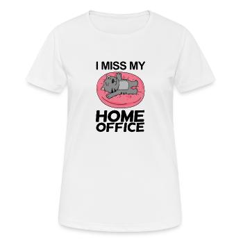 Home Office Spruch lustig - Frauen T-Shirt atmungsaktiv - Weiß - Vorne - AI Model Female 172 dark (172cm)