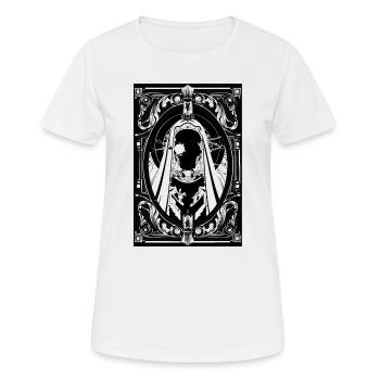 Saint Robot Art Nouveau - T-shirt respirant Femme - blanc - Devant - AI Model Female 172 dark (172cm)