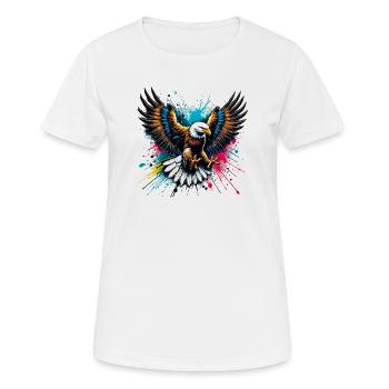 Aigle - T-shirt respirant Femme - blanc - Devant - AI Model Female 172 dark (172cm)