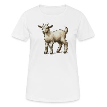 Kid - Women's Breathable T-Shirt - white - Front - AI Model Female 172 dark (172cm)