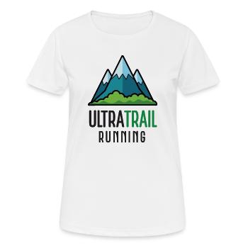 Ultra Trail Running - T-shirt respirant Femme - blanc - Devant - AI Model Female 172 dark (172cm)